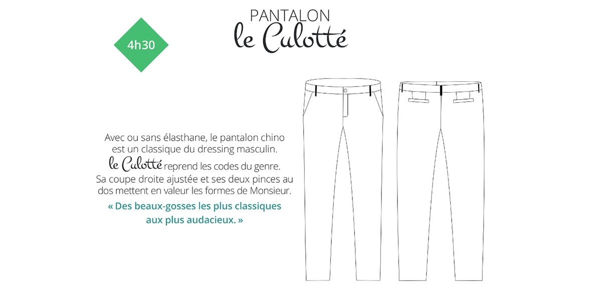Pantalon Chino le Culotté - Les BG